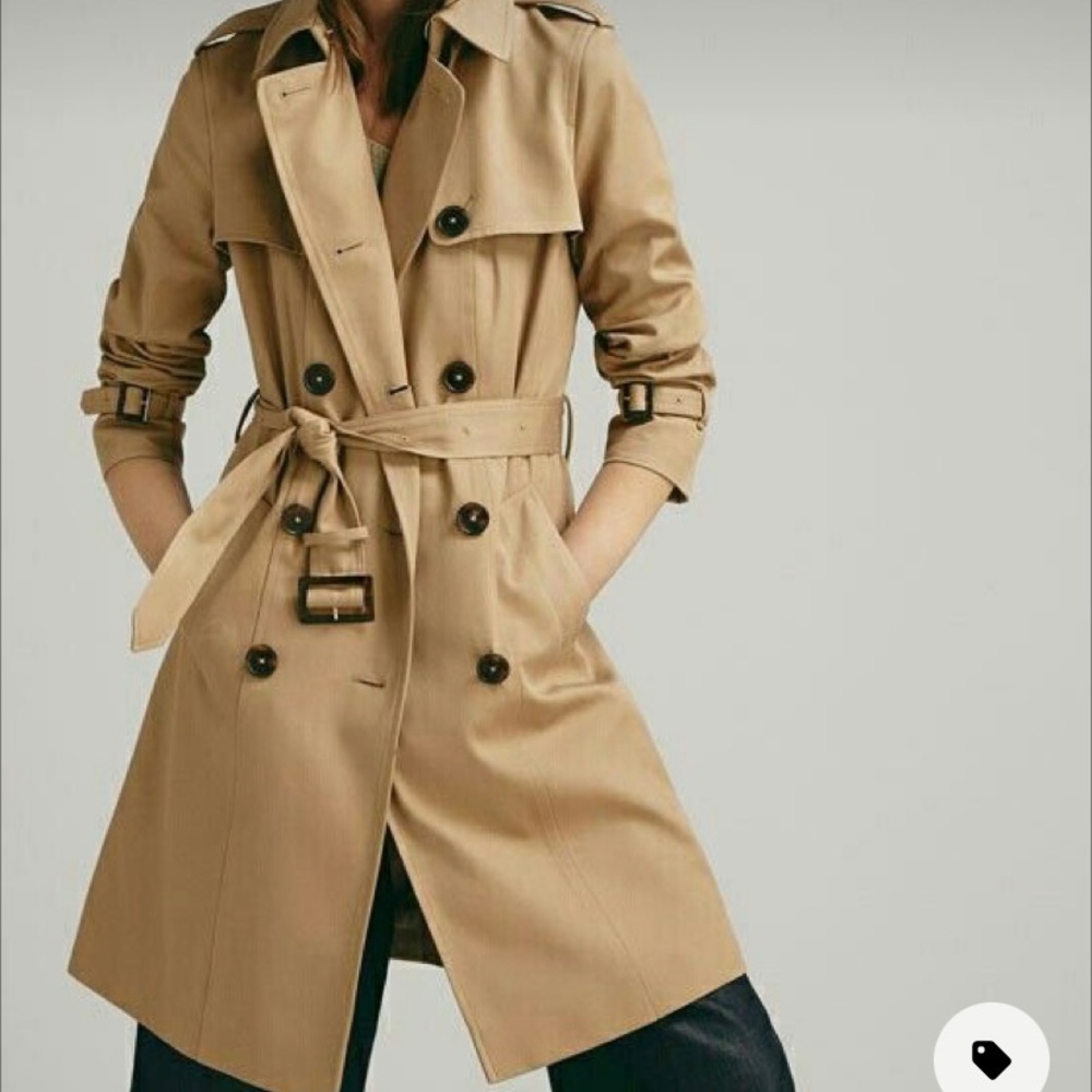 NWOT Massimo Dutti Trench Coat